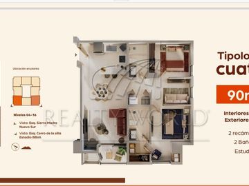 Departamentos Venta Monterrey  06-DV-6812