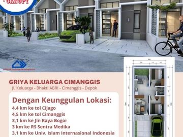 Rumah Cimanggis Kota Depok Termurah di Sekitarnya