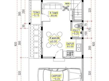 Rumah Baru Rp 785 Juta, 2 Lnt, di Pancoran Mas, Depok. LT 50