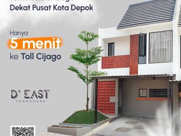 Townhouse di Pusat Kota Depok dekat Tol Cijago Juanda Margonda