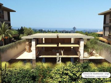 Condominio en residencial de lujo con club de playa, spa, barra de jugos y cafe