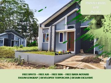 Posisi Hook Rumah Free Biaya Lingkungan Asri 2KT Tipe 25/107