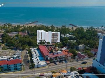 Departamento de 3 recamaras en PREVENTA frente a la Playa en Boca del Río
