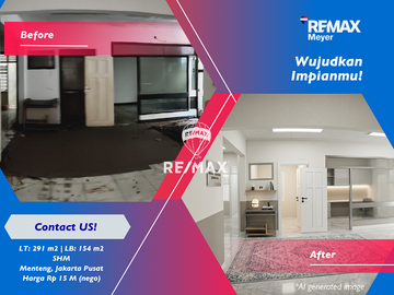 Dijual Rumah Komersial di Menteng, Jakarta Pusat