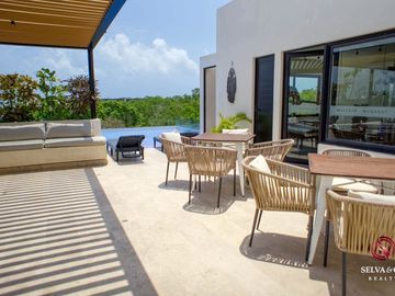 Departamento con diseño lock off, terraza privada con vista verde, 2 albercas, a