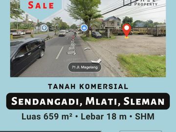 TANAH KOMERSIAL MLATI SLEMAN JL. MAGELANG KM 8