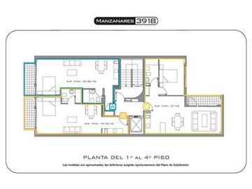 Mono ambiente divisible c/ balcón y AA al frente y renta (4 B)
