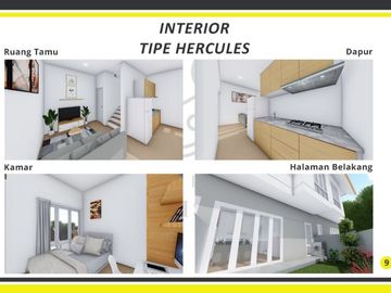 Villa Tropis, Hunian mewah, elegant, desain modern; Dago Bandung