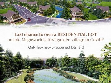 Lot for Sale in Arden Botanical Village, Township by Megaworld, in Trece Martires in Cavite