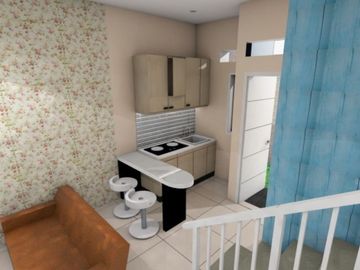 Rumah desiign minimalis dua lantai lok strategis