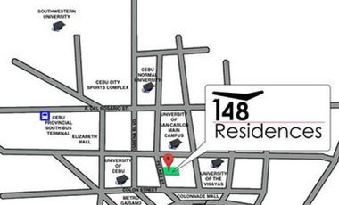 Furnished Studio unit in 148 Residences Colon, near USC Main