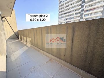 Loft 2D 2B 2terrazas estacionamiento 44/54m2 Primera Avda.