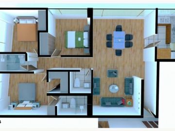 VENTA HERMOSOS DEPARTAMENTOS  TRES DORMITORIOS  NUEVOS EN EDIFICIO DE LUJO (SECTOR GRANDA CENTENO)