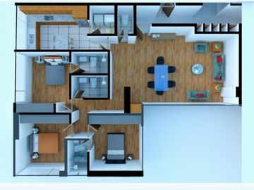 VENTA HERMOSOS DEPARTAMENTOS  TRES DORMITORIOS  NUEVOS EN EDIFICIO DE LUJO (SECTOR GRANDA CENTENO)