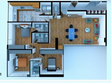VENTA HERMOSOS DEPARTAMENTOS  TRES DORMITORIOS  NUEVOS EN EDIFICIO DE LUJO (SECTOR GRANDA CENTENO)
