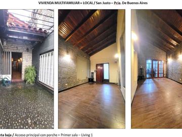 Casa con Departamento en venta en San Justo