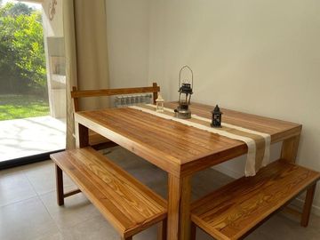Departamento con jardín en Ecoaldea, Pilar