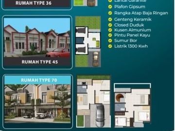 RUMAH MODERN MINIMALIS MURAH HANYA 300 JUTAAN SIAP KPR DI KAWASAN STRATEGIS PRAMBANAN