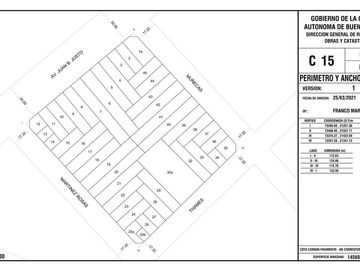 Terreno en Villa Crespo, muñecas al 1000, con 1442 m2 vendibles   5 cocheras