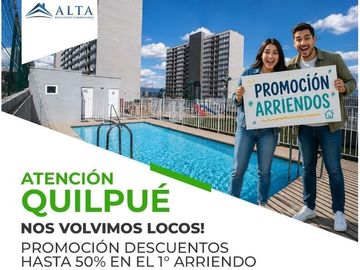 PROMOCIÓN 50% 2d2b sin estacionamiento- Troncal Sur Quilpué