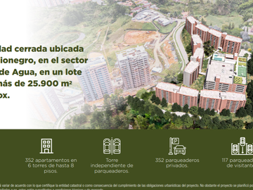 apartamento en venta en ojo de agua. Cod V1110006