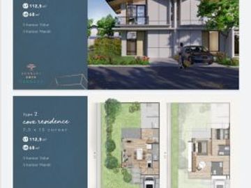 Rumah Minimalis Cendana Cove Verdant Tipe Residence Lippo Karawaci Tangerang