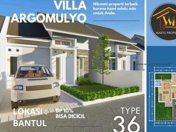 DIJUAL RUMAH DI SEDAYU FASILITAS KOLAM RENANG !!! VILLA ARGOMULYO !!