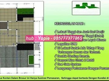 DIjual rumah cantik di tangerang selatan dekat pamulang