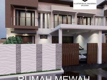 Rumah Mewah Modern dengan Kolam Renang Pribadi di Palagan