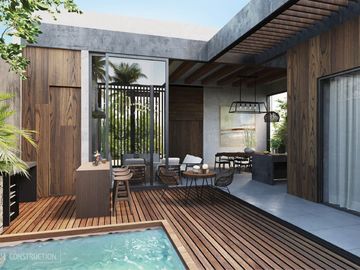 Casa amplia con piscina privada, terraza, patio, bar y bodega