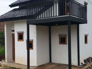 Rumah Konsep Minimalis Modern Mezanine 2 Lantai Di Banjaran