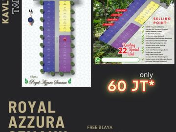 FOR SALE KAVLING LAND READY TO BUILD 60 million in Jogjakarta area