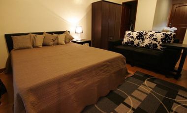 COZY FULLY FURNISHED STUDIO UNIT WITH BALCONY FOR RENT IN THE PASEO PARKVIEW SUITES