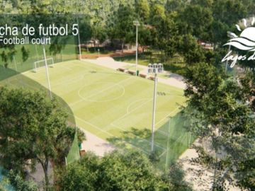 Residencia frente al lago, alberca privada, doble altura, en residencial con cas