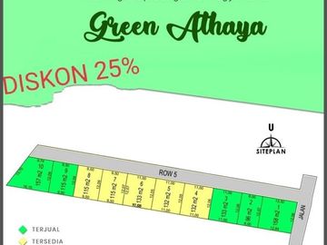 DISKON 25%; TANAH SEKITAR UII JAKAL