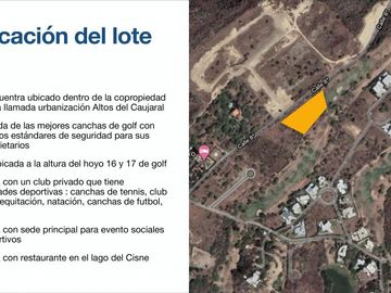 lote en venta en caujaral. Cod V10589