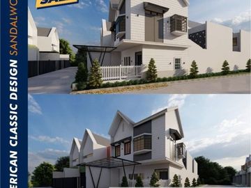 PERTAMA di Setiabudi Sukajadi Sarijadi Rumah 2LT American Classic Promo Cash 1.2M