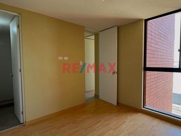 Dpto 1005 vista exterior, en condominio Amauta - Festiva
Calle Casapalca con Av Arica. Cercado de Lima
Area 67.93 m2
- Sala comedor con salida a ba