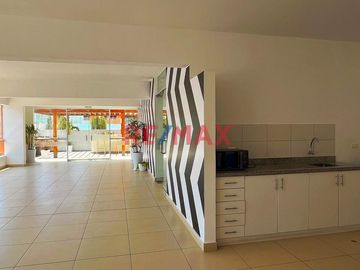 Dpto 1005 vista exterior, en condominio Amauta - Festiva
Calle Casapalca con Av Arica. Cercado de Lima
Area 67.93 m2
- Sala comedor con salida a ba