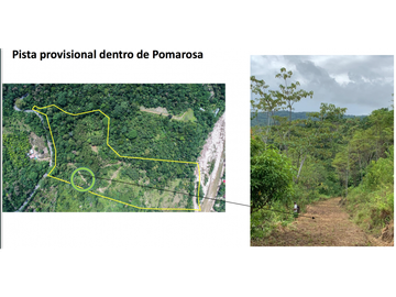TERRENO CON SALIDA AL RIO CUMBAZA Y CARRETERA