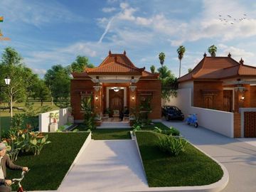 DP Ringan!! Rumah Klasik Dinding Hebel Kawasan Candi