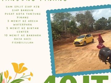 Tanah Kavling Tanjung Pinang 100m Hanya 40 Juta