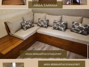 Rumah Bonus Perabotan Lengkap Perumahan Gedangan Indah Asri
