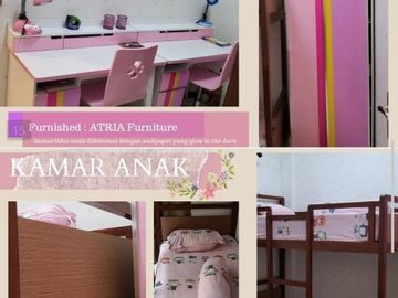 Rumah Bonus Perabotan Lengkap Perumahan Gedangan Indah Asri