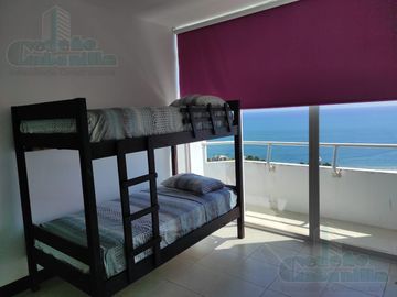 DEPARTAMENTO EN VENTA PUNTA CENTINELA CON LA MEJOR VISTA Y AMOBLADO, TU COMODIDAD EN LA RUTA DEL SOL