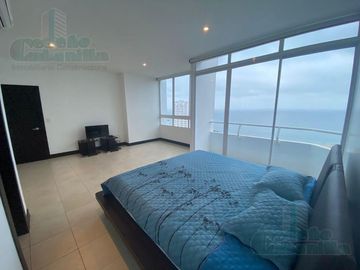 DEPARTAMENTO EN VENTA PUNTA CENTINELA CON LA MEJOR VISTA Y AMOBLADO, TU COMODIDAD EN LA RUTA DEL SOL