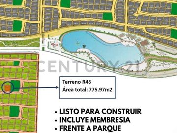 Se Vende lindo terreno de 775.97 m2 en  Club Hacienda La Joya
