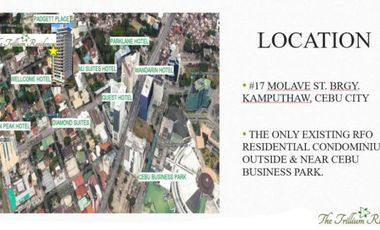 Fully Furnished Studio Condominium in Cebu Business Park