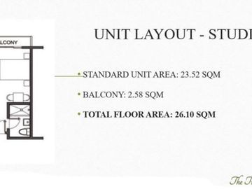 Fully Furnished Studio Condominium in Cebu Business Park