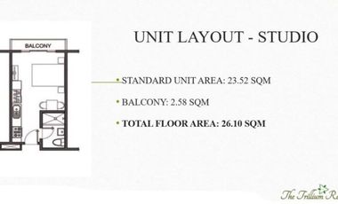Fully Furnished Studio Condominium in Cebu Business Park